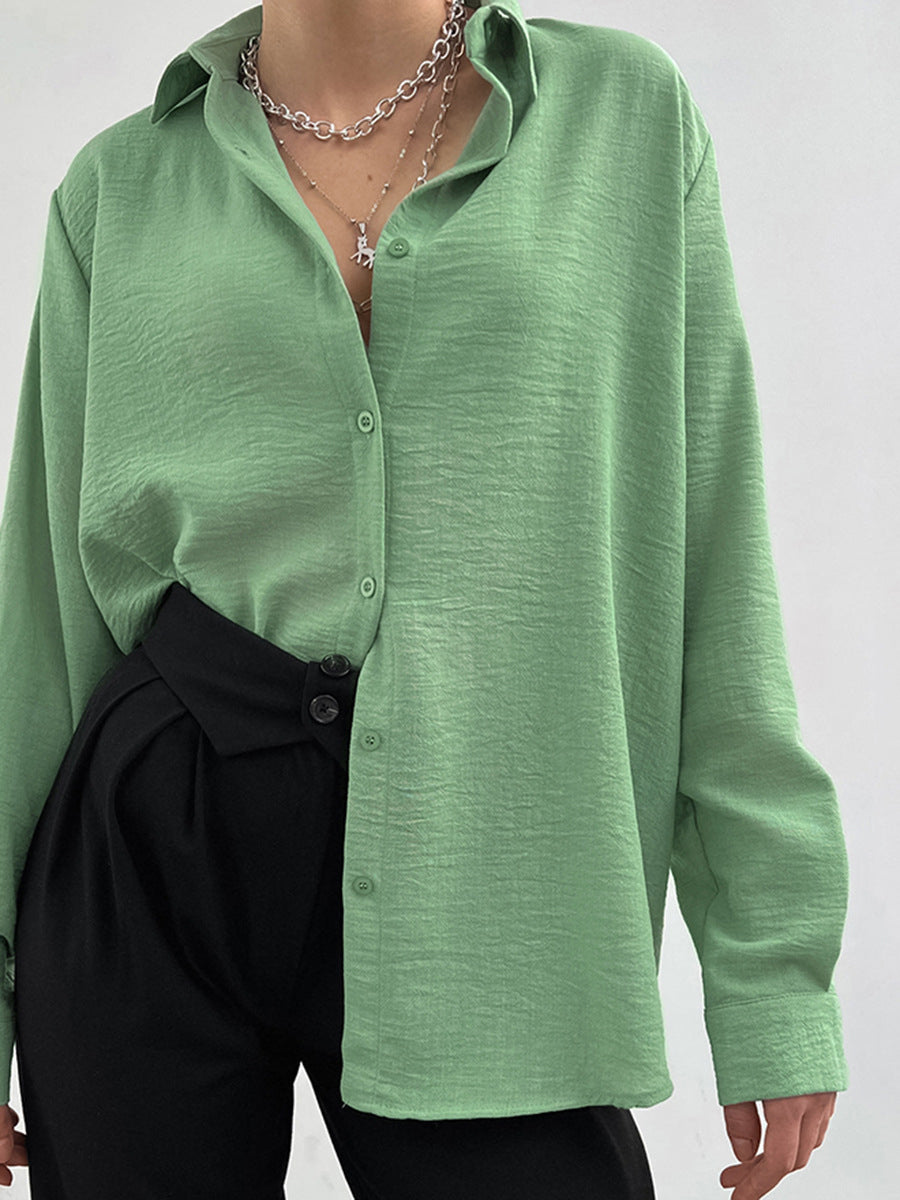 Casual Sophistication: Minimalist Plain Blouse Casual Sophistication: Minimalist Plain Blouse