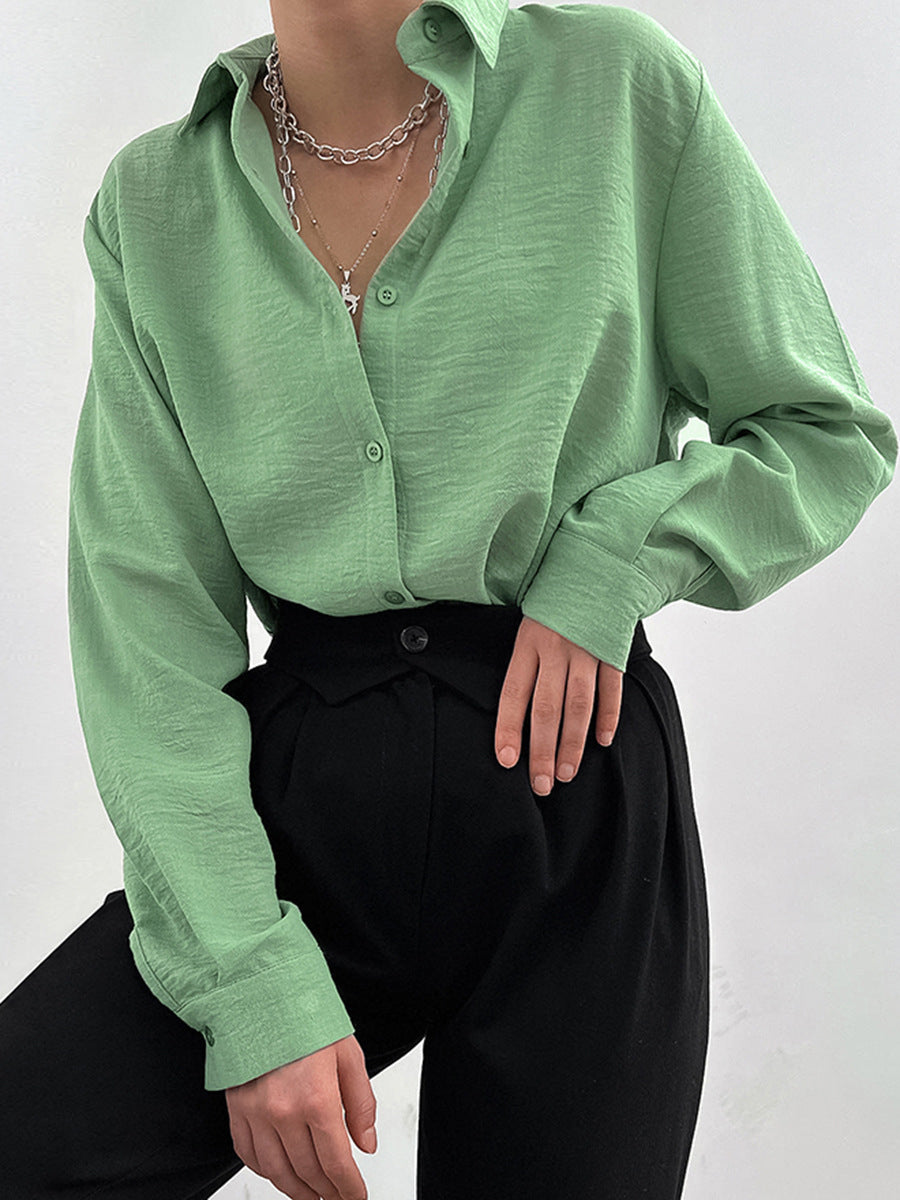 Casual Sophistication: Minimalist Plain Blouse Casual Sophistication: Minimalist Plain Blouse